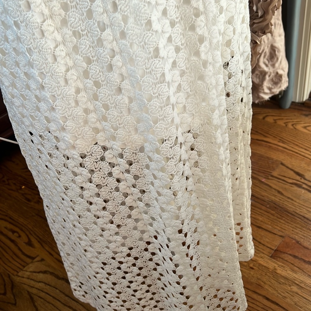 Cream maxie skirt
